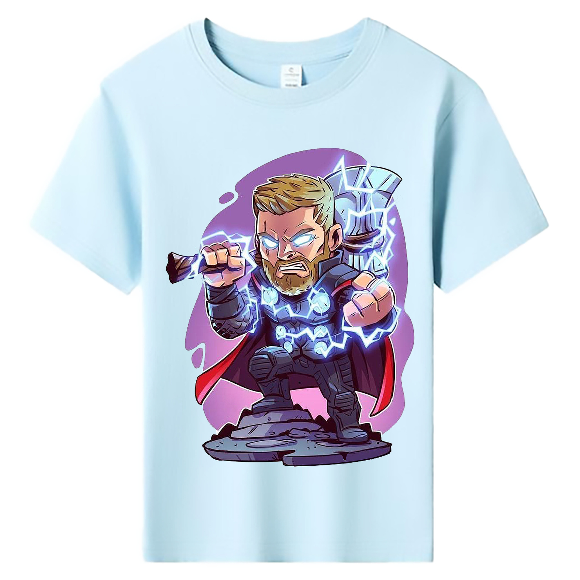 （画像用） アベンジャーズ The Avengers 綿100％キッズTシャツ（フロントプリント）